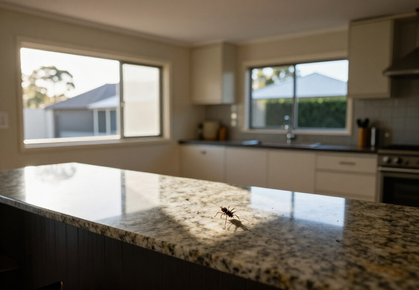 Ant-free kitchen in Allawah after treatment